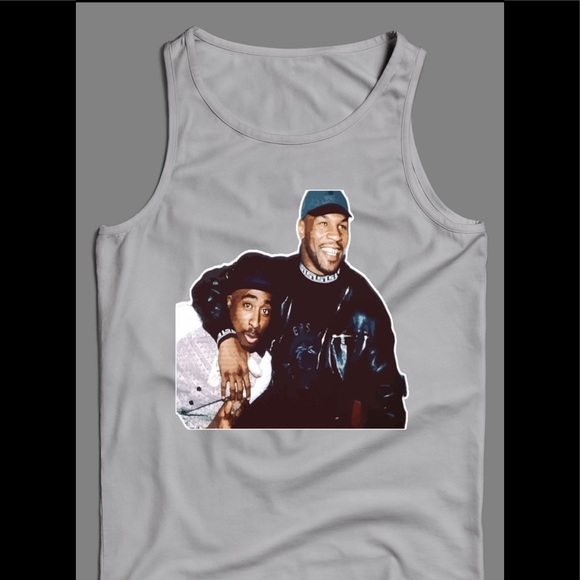 MIKE TYSON & TUPAC SHAKUR TANK TOP QUALITY RARE - Picture 1 of 1